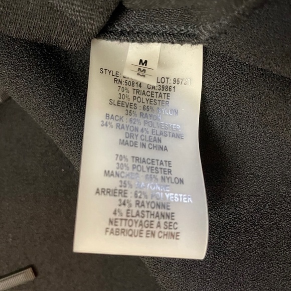 Elie Tahari. The Celeste knit, beaded, zipper, multi-fabric sweater  M-L - Picture 11 of 12